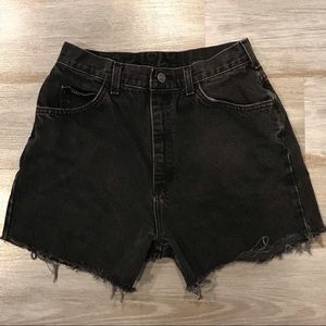 Lee cut off denim shorts